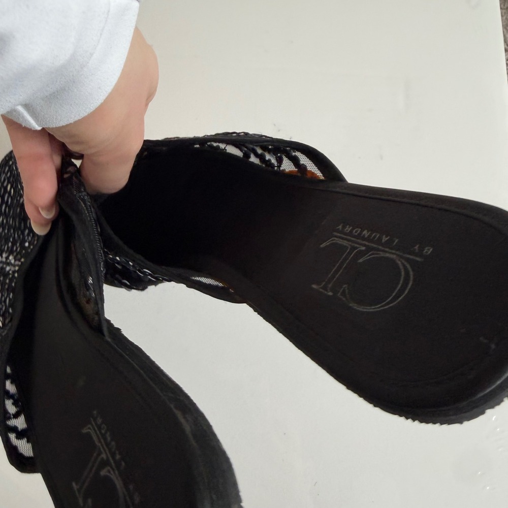 CL by Laundry Sequin Mesh Round Toe Flats - Picture 11 of 14